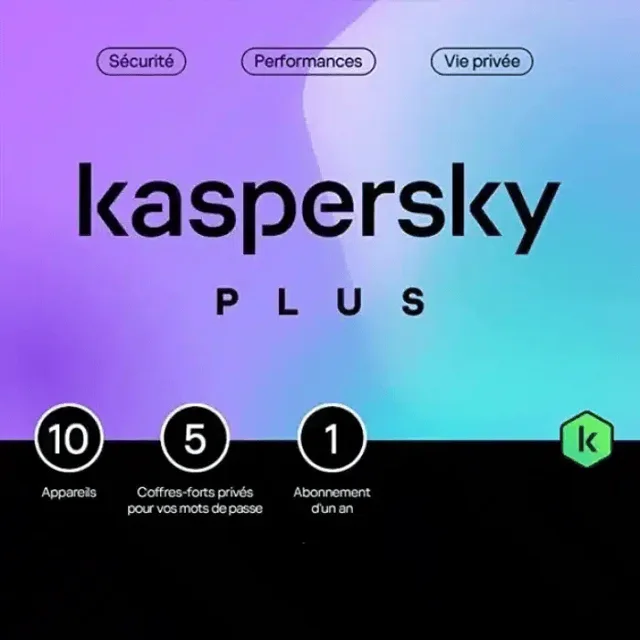 Kaspersky Plus 10 PC - licence au Maroc